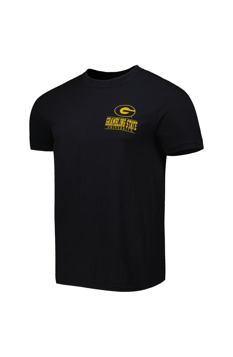 IMAGE ONE Men's Black Grambling Tigers Logo Campus Icon T-Shirt, Alternate, color, Black