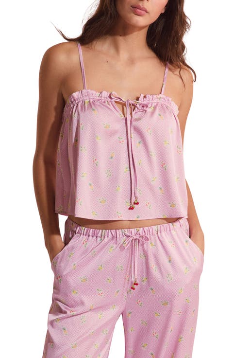 Baie Crop Pajama Camisole