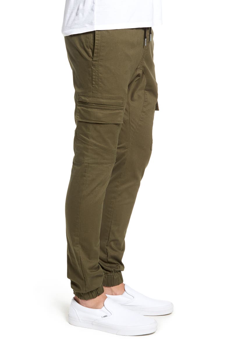 Sureshot Cargo Jogger Pants, Alternate, color, MILITARY