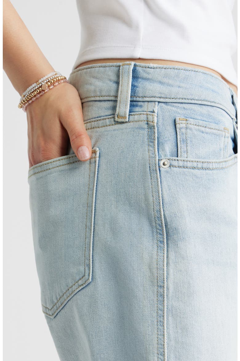 Low Rise Baggy Jort Shorts, Alternate, color, SPRING WASH