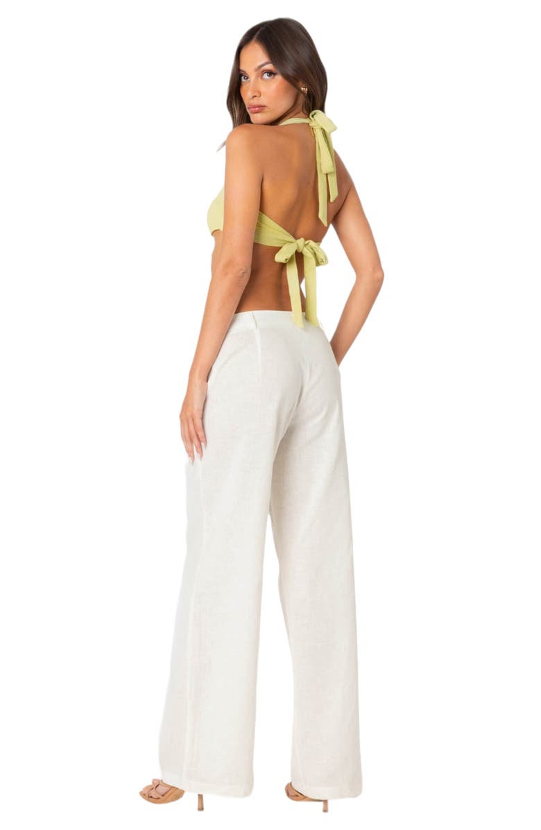 EDIKTED Textured Halter Bralette, Alternate, color, 