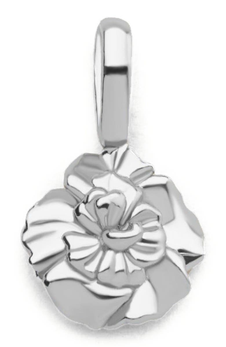 MADE BY MARY January Birth Flower Charm, Main, color, Silver