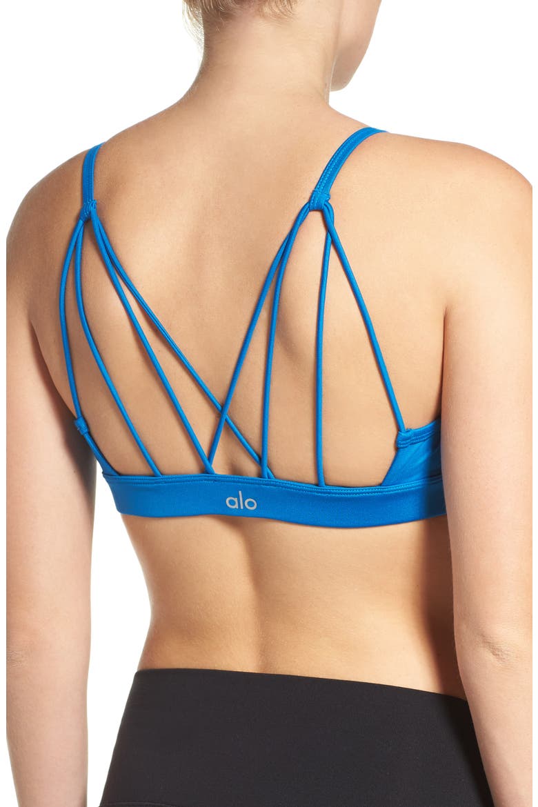 Glow Strappy Soft Cup Bralette, Alternate, color, ATLAS GLOSSY