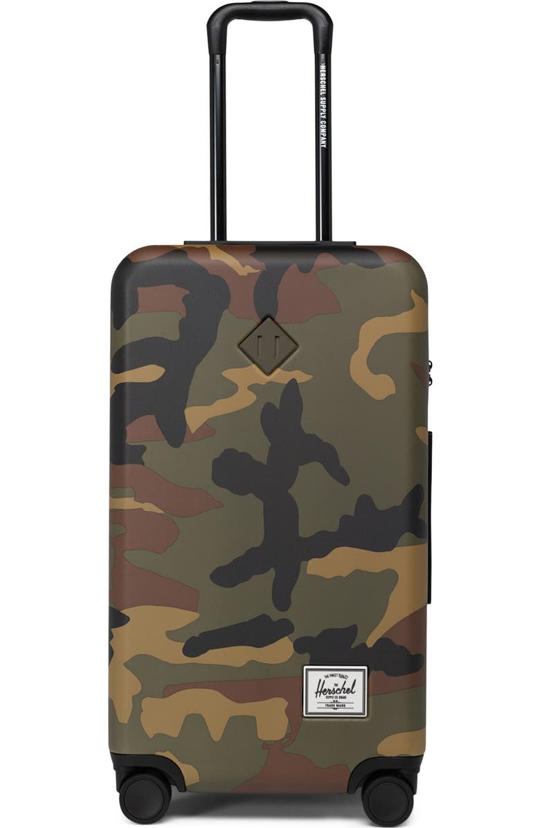 Herschel Supply Co. Heritage<sup>™</sup> Hardshell Medium Luggage, Main, color, Woodland Camo