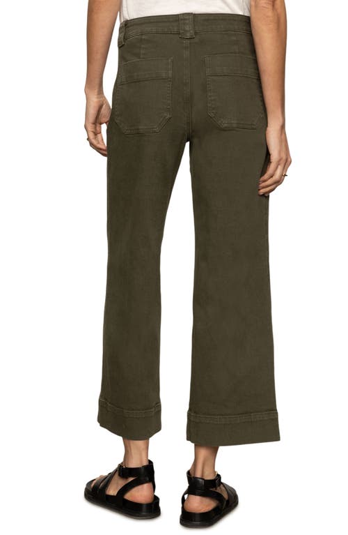 Sanctuary Voyage High Waist Crop Straight Leg Jeans In Kalamata