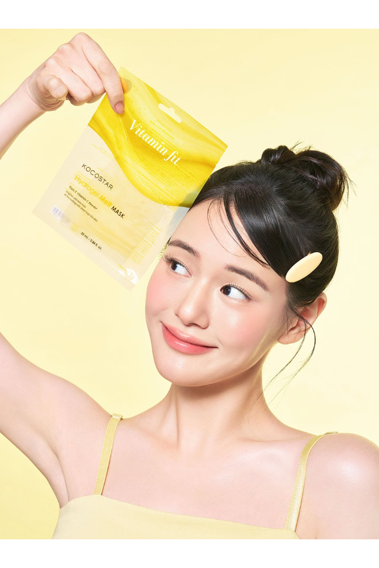 Hydrogel Melt Mask Vitamin Fit, Alternate, color, Yellow