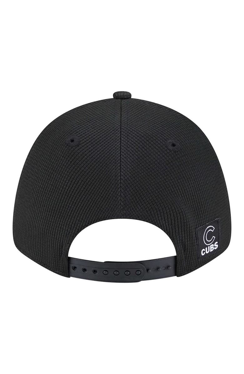 New Era Men's New Era Black Chicago Cubs Pivot 9FORTY Adjustable Hat, Alternate, color, Black