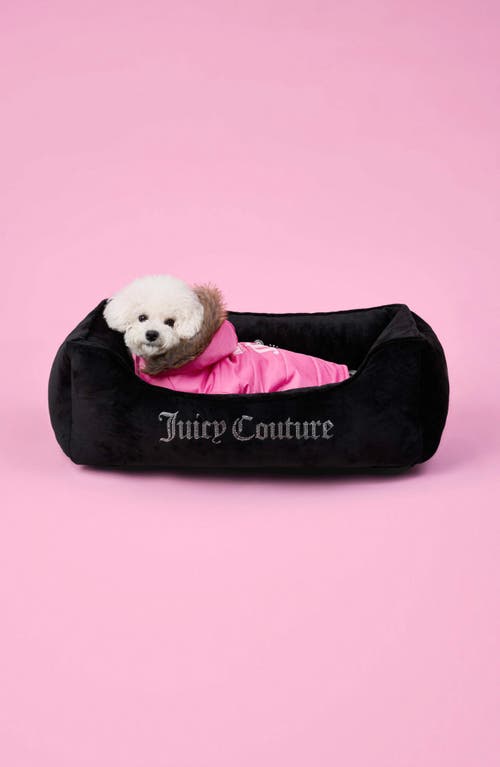 Juicy Couture Faux Fur Hooded Pet Coat