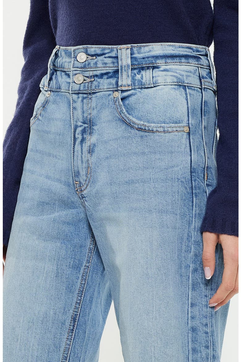 Gretchen Ultra High Rise Wide Leg Jeans, Alternate, color, Medium Wash