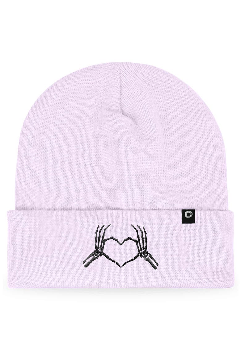 Heart of Bones Beanie, Main, color, Lavender