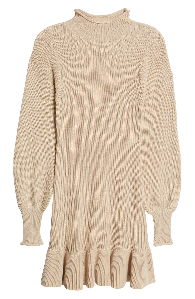 Lost + Wander Sweet Bliss Long Sleeve Sweater Dress, Alternate, color, 