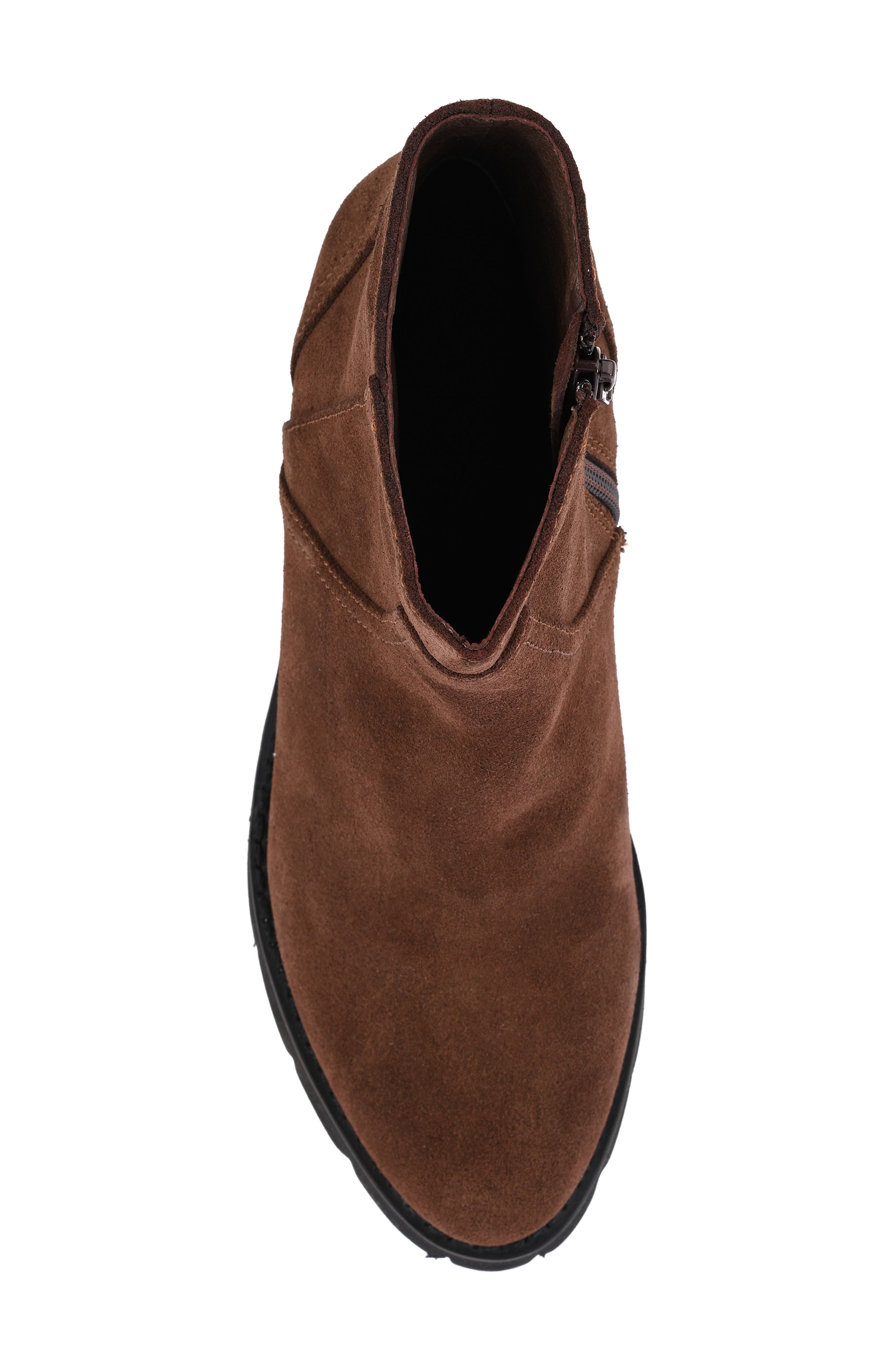 Engaging Platform Bootie, Alternate, color, CHOCOLATE