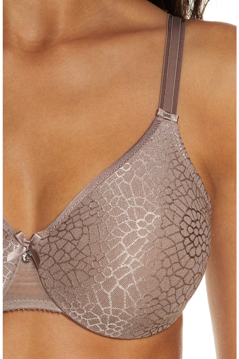 C Magnifique Underwire Minimizer Bra, Alternate, color, HAZELNUT