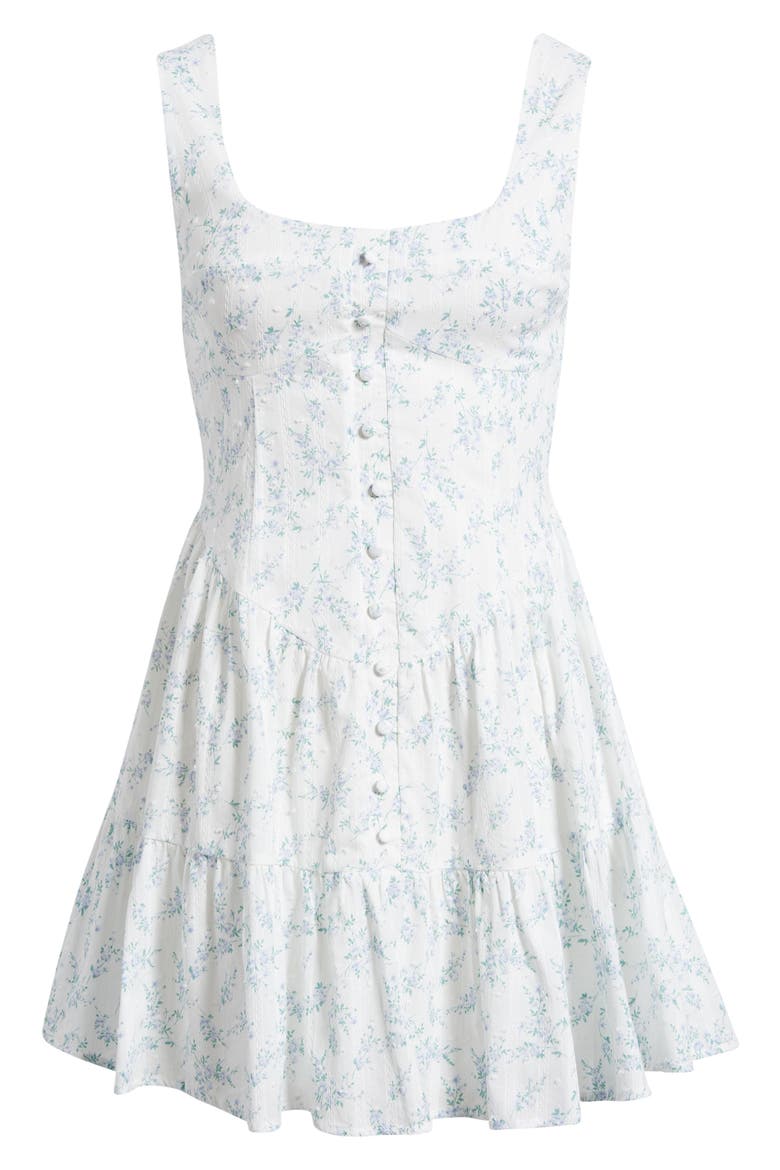 Rebecca Tank Minidress, Alternate, color, MINT/ BLUE MULTI
