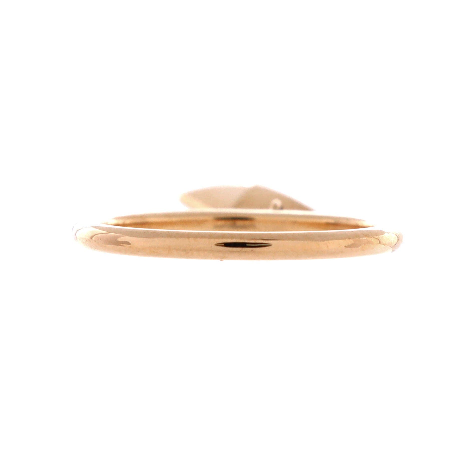 Clou d'H Charm Ring 18K Rose Gold Small, Alternate, color, Metallic Gold