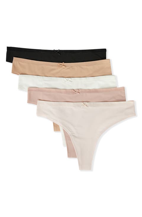Jack Set of 5 Microfiber Thongs