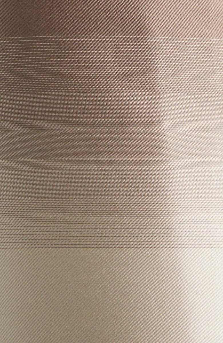 Oscar de la Renta Chiné Cyclamen Sleeveless Dress, Alternate, color, Mahogany Ombre