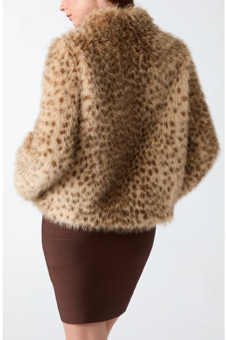 New Luna Faux Fur Jacket, Alternate, color, LYNX SPOT FUR PRINT