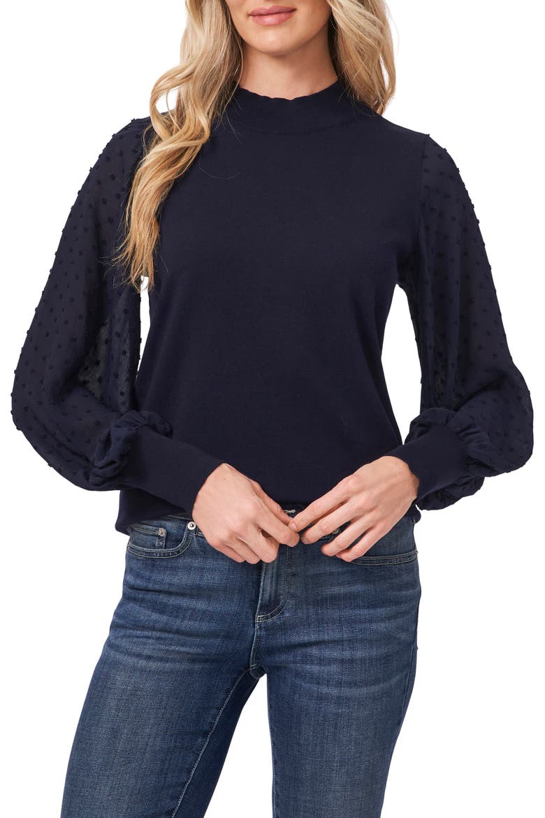 Clip Dot Sleeve Sweater video