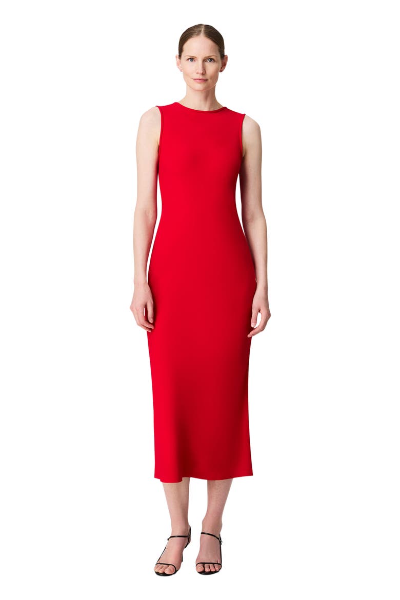 Cowl Back Sheath, Main, color, Scarlet