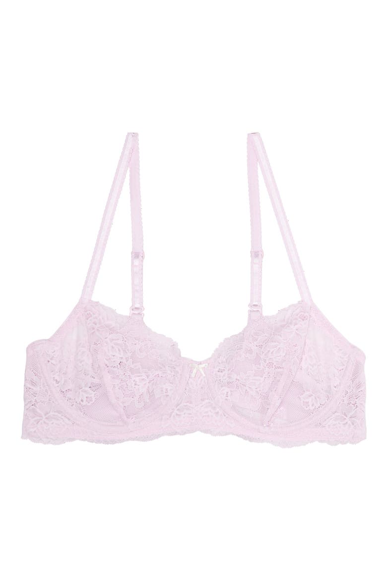 Captivate Multi-Way Underwire Balconette Bra, Alternate, color, LILAC PINK