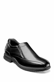NUNN BUSH Sanford Slip-Resistant Slip-On Work Loafer - Wide Width Available