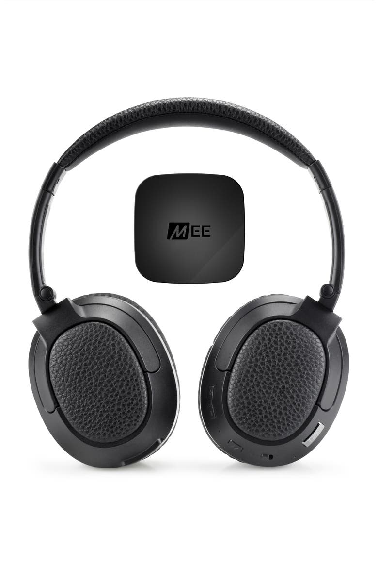 Connect T1CMA Bluetooth Transmitter & Headphones Bundle for TV, Alternate, color, Black