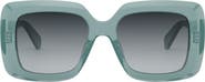 CELINE Bold 3 Dots 54mm Square Sunglasses