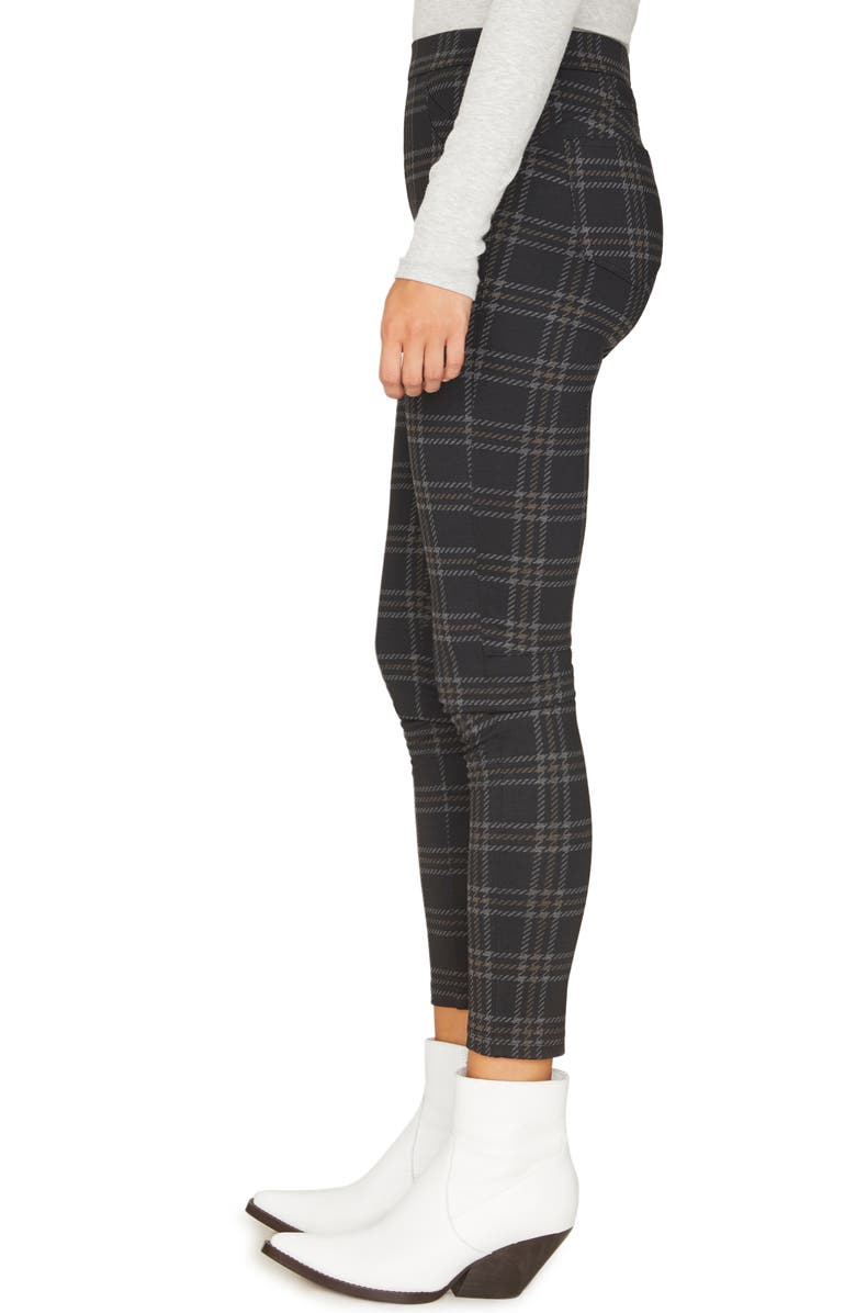 Sanctuary Grease Plaid Leggings, Alternate, color, 