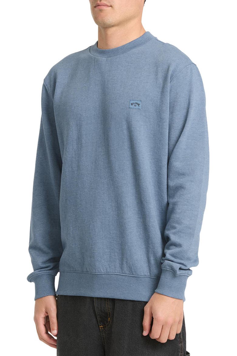 All Day Crewneck Sweatshirt, Alternate, color, CHINA BLUE