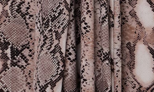 Naked Wardrobe Snake Print Long Sleeve Maxi Dress In Animal Print
