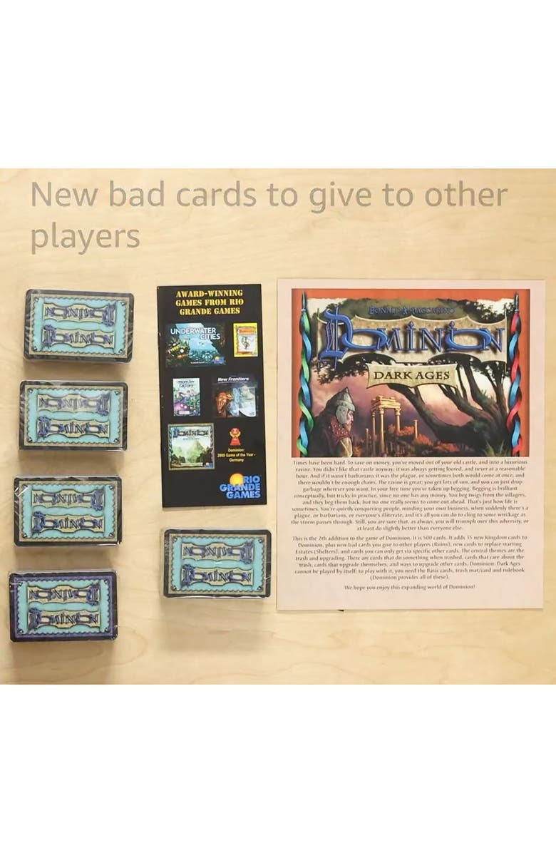 Rio Grande Games Dominion Dark Ages Expansion, Alternate, color,