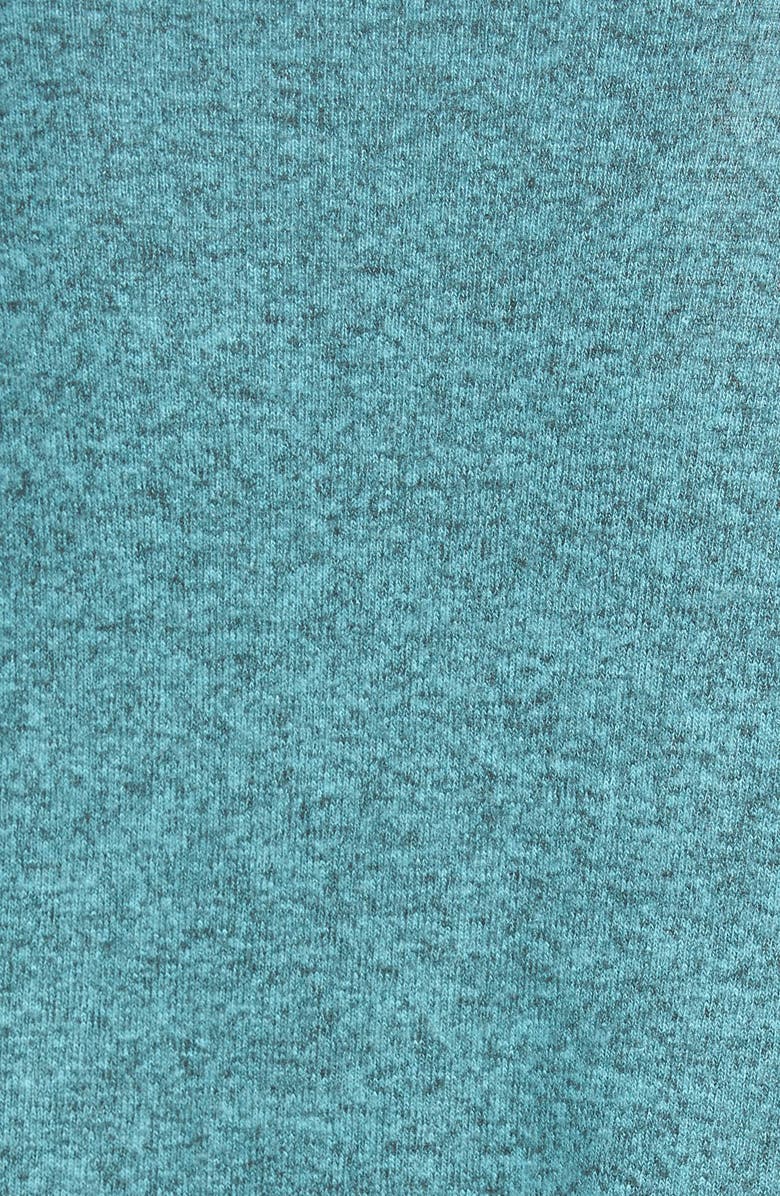 Bobeau One-Button Fuzzy Wrap Cardigan, Alternate, color, 