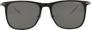 Montblanc 53mm Square Sunglasses