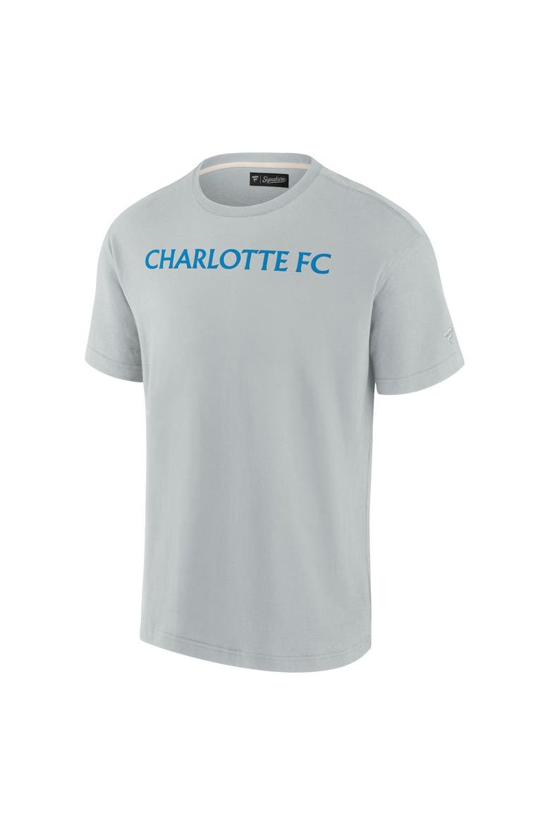Unisex Fanatics Signature Gray Charlotte FC Elements Super Soft Short Sleeve T-Shirt, Alternate, color, Gray