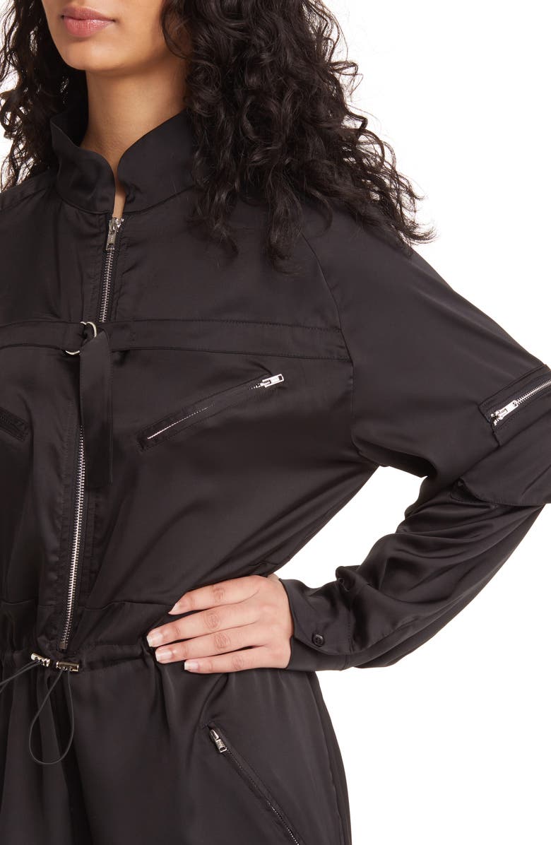 AZALEA WANG Satin Jumpsuit, Alternate, color,