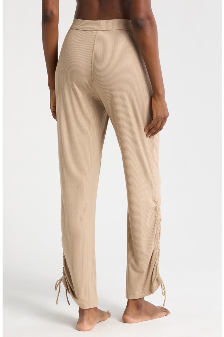 Vyanna Rib Lounge Pants, Alternate, color, SILVER TAUPE