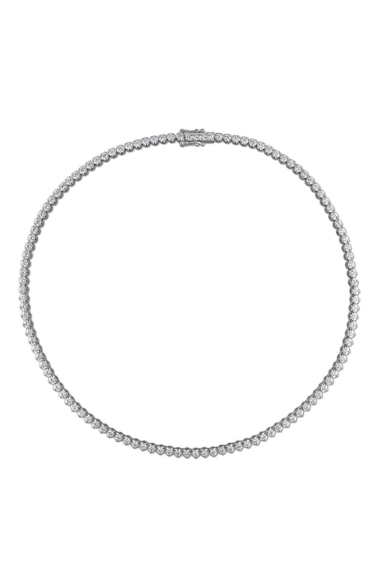 Julianna B. 6 2/5ct. t.w. Lab-Grown Diamond Tennis Necklace 14k, Alternate, color,