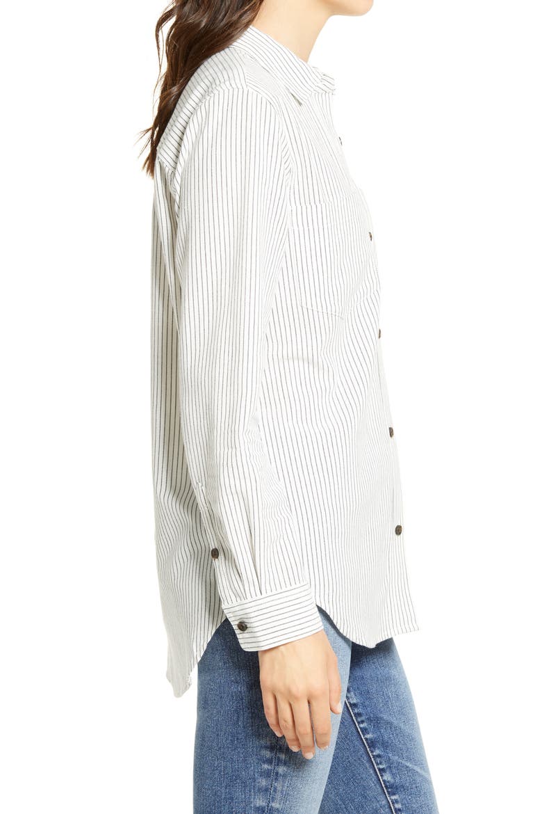 Classic Ex-Boyfriend Shirt, Alternate, color, CRINKLE STRIPE