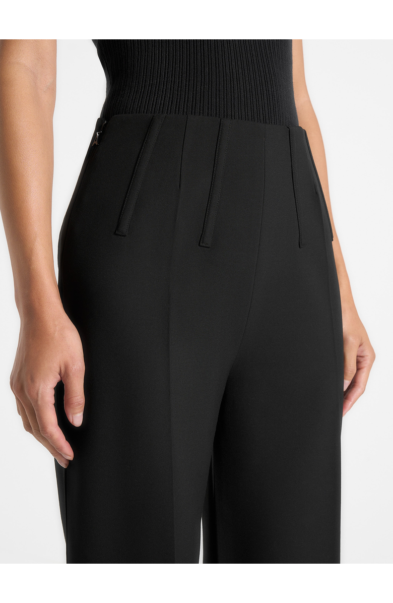 Manière De Voir Rafaela Corset Waist Tailored Trousers, Alternate, color, Black
