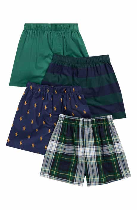 Kids' 4-Pack Woven Boxers