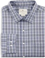 Oak Hill by DXL Big & Tall Medium Plaid Performance Dress Shirt
