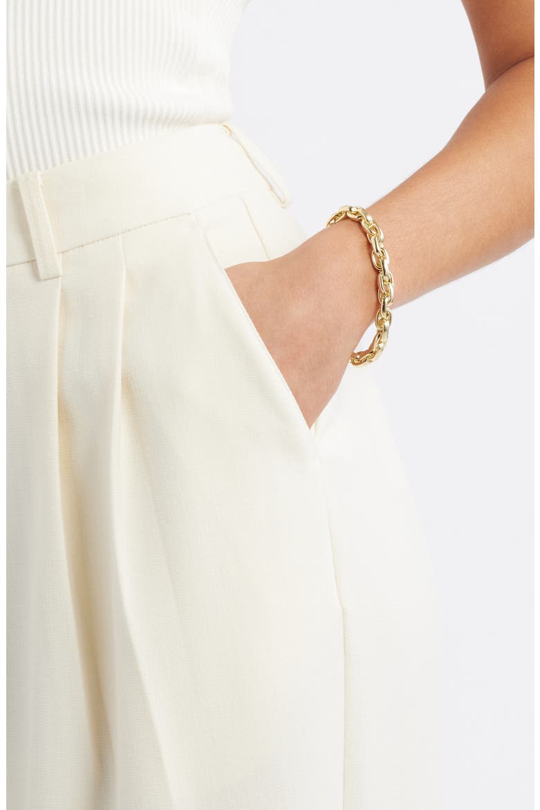 Stretch Link Bracelet, Alternate, color, GOLD