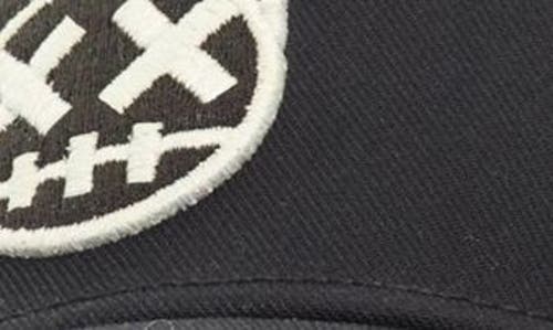 Cult Of Individuality Glow In The Dark Shimuchan Logo Mesh Back Trucker Hat In Glow In Black