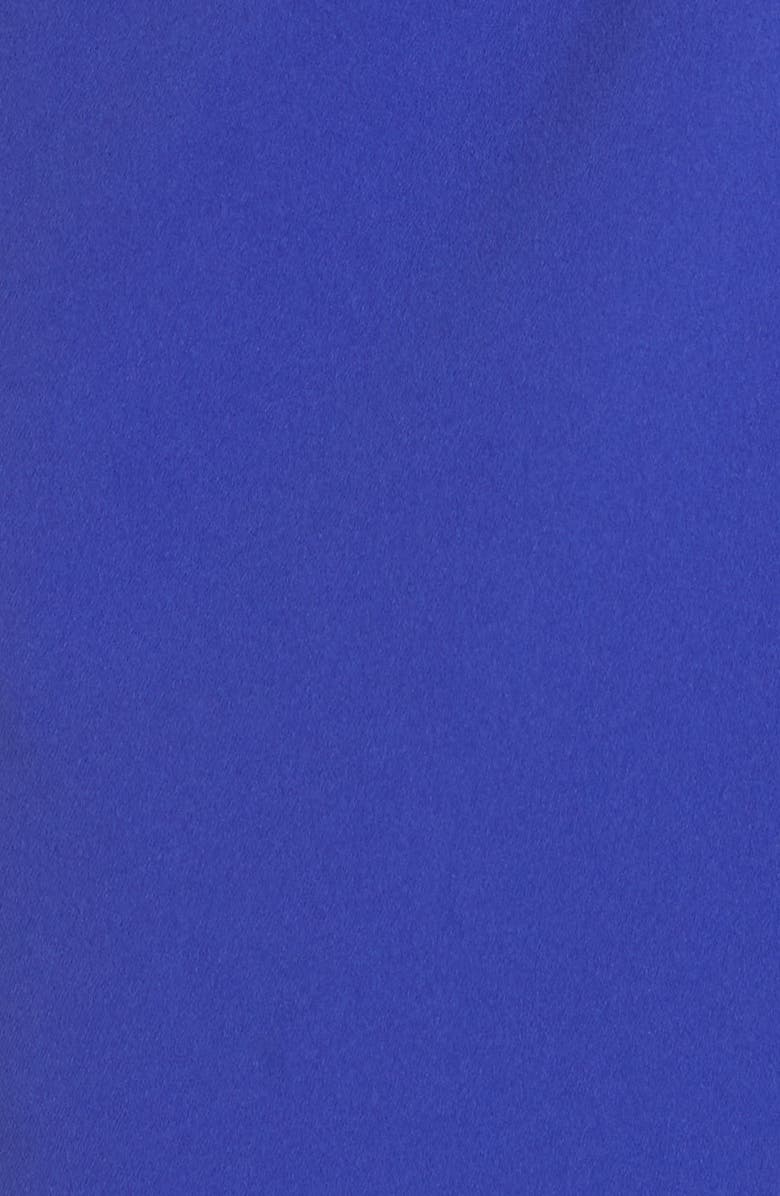 Tahari ASL Stretch Crepe Side Knot Dress, Alternate, color, 