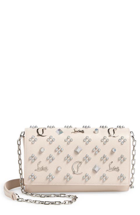 Paloma Studded Leather Clutch
