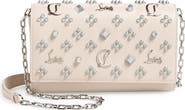 Christian Louboutin Paloma Studded Leather Clutch