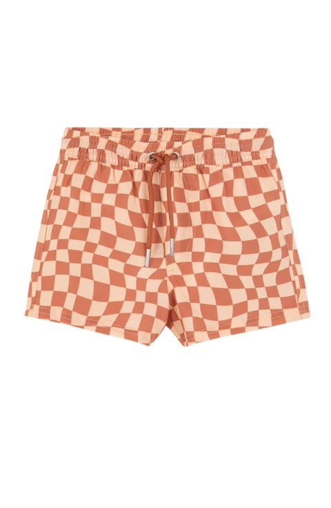 Boys 2 Match Drawstring Swim Shorts