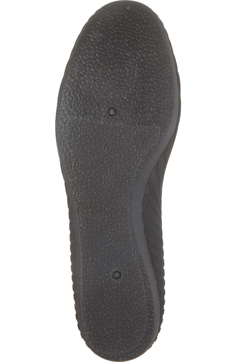 GLORIA VANDERBILT Jasmine Ribbed Knit Flat, Alternate, color, Black