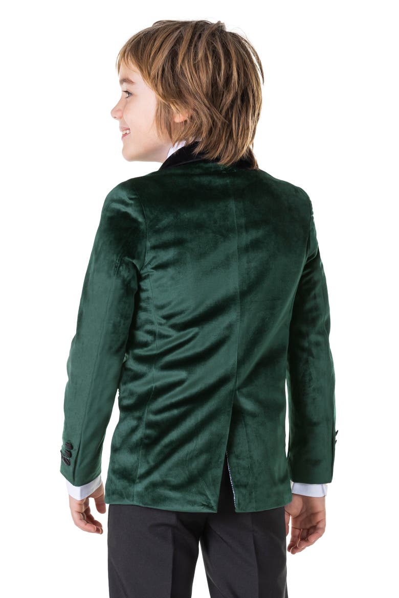 Kids' Deluxe Dinner Jacket, Alternate, color, GREEN